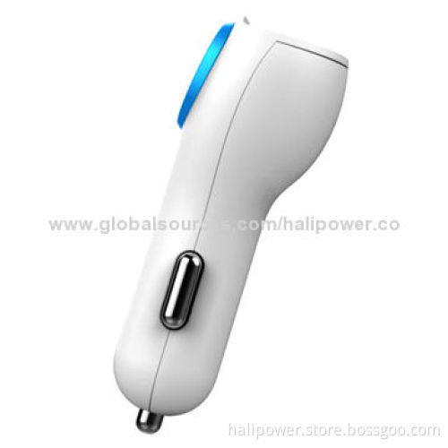 Dual USB port car charger for iPhone/iPad/iPod